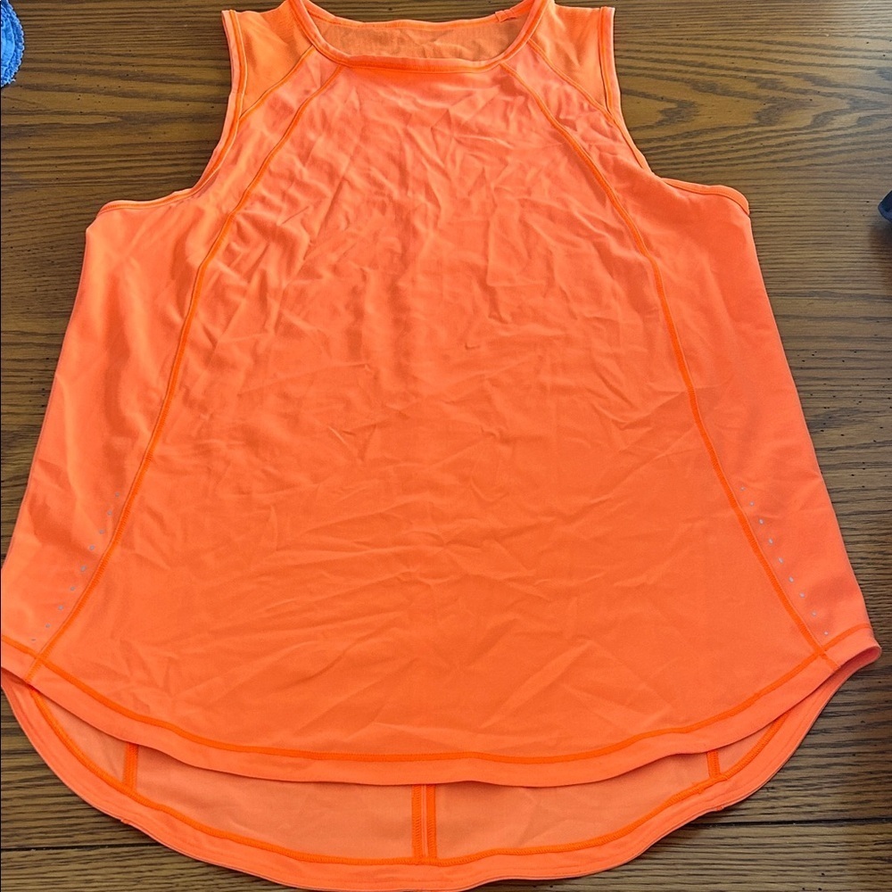 Lululemon Women's Orange Sleeveless Top/8